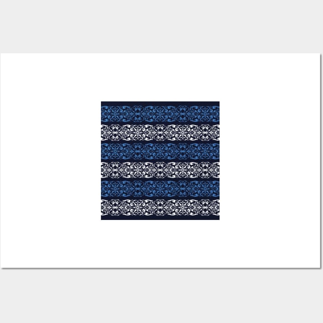 Ornamental pattern in stripes Wall Art by SamridhiVerma18